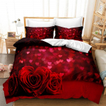 3D Lilleteemaline voodipesukomplekt Roosi Tekikattega Padjap&uuml;&uuml;r Kodu Voodipesukomplekt AU/EL/USA t&auml;issuuruses &uuml;he-/kaheinimesevoodi Baby 100x135cm