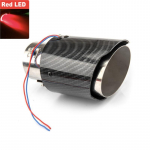 Fiber summuti ots helendav saba k&otilde;ri roostevaba summuti v&auml;ljalasketoru k&otilde;ri l&auml;ikiv automaatne LED valgus Sport modifitseeritud StyleB Red Led