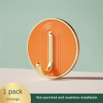 Luksuslik seinakonks kodusisustus Tugev kleepuv vannitoa k&auml;ter&auml;tikuivati, ilma augustamata rippuv riidepuu uks taga v&otilde;tmekoti hoidik valge