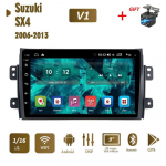 2 DIN auto Android-autoraadio multimeediumivideopleier Suzuki SX4 2006-2013 Bluetoothi ​​automaatse navigatsiooniga GPS DSP 1+16GB