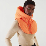 Talvised &uuml;likerged kapuutsiga m&uuml;tsid naistele meeste soe s&otilde;rmus sall Balaclava m&uuml;ts kael t&otilde;mblukuga pingutuspael mantel sall l&uuml;hike paak top L/XL oranž