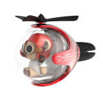 Cartoon helicopter pilot series Car Air Freshener perfume Automobile Interior Perfume Clip Fragrance Ornament Car A style