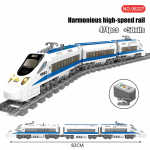 KAZI City mehaanilised kiirelektrirongid ehitusplokid akutoitel raudteemootoriga mudelklotsid m&auml;nguasjad lastele