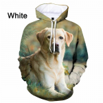 Uusim Labradori retriiveri 3D kapuuts Isiksus Mood Lemmikkoer Mehed Naised L&otilde;bus vabaaja Hip-hop pullover Hoodie S