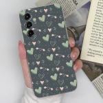 Telefoni&uuml;mbris Samsung Galaxy S20 S21 S22 S23+ S5 S6 S7 edge S9+ M23 M54 Fashion Love Heart Bear kaitsev pehme silikoon Samsung Funda kaitseraua jaoks Samsung J1 2016