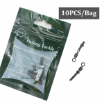 10 TK karpkalap&uuml;&uuml;gi tarvikud Kiiresti vahetatav Clam Lock P&ouml;&ouml;rlemine koos Clam Lock Klambriga Tarvikud Kerimisr&otilde;nga &uuml;hendus karpkala jaoks