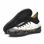 35&ndash;47 Jalgpallisaapad Gradient K&otilde;rgtehnoloogilised L&uuml;hikeste Naeltega Kummilipsud K&otilde;rge Elastsed Sokid Treening Kunstmuruplats &Otilde;uespordi Treening Jalgpallijalatsid 35 valge