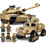 KAZI 10000 Century Military M1A2 Abrams tanki kahuri deformatsioon Hummer autoplokid, tellistest lapsed Without Box