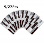 9/27 tk marmorist PVC-imitatsiooniga seinakleebised k&ouml;&ouml;gi vannitoa mosaiigist isekleepuvad plaadikleebised 9pcs