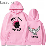 Unisex Cobra Kai Merch kapuutsid Unisex naiste talvised t&auml;navar&otilde;ivad Kull Don't Call Me Lip Letter Kapuutsiga dressipluus pikkade varrukatega riided XL
