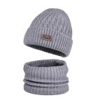 Talvine k&otilde;rvakaitse Pullover Cap Outdoor Ratsutamiseks Kootud Villane M&uuml;ts Meeste sametist sooja m&uuml;tsi salli komplekt tumesinine