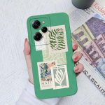 Telefoni&uuml;mbris Xiaomi Poco C55 M4 Pro X5 Pro X3 X4 F5 F4 Pro pehme vedela silikoonist telefonikott P&otilde;rutuskindla mattkattega moesildid Xiaomi kaitseraua jaoks Xiaomi Poco C3