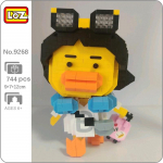 LOZ 9268 Loomade Maailm Kollane Part Doll Trip Kohver Prillid Mudel Mini Teemantklotsid Tellised Ehitusm&auml;nguasi lastele karbita