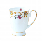 300 ml Creative Flower keraamilised kruusid k&auml;epidemega Lillelised kruusid Portselan Bone China Teekruus Kohvitassid Suured kohvikruusid