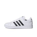 Adidas Grand Court Base Valge Must Unisex Tossud Pilvevalge P&otilde;hiv&auml;rv Tume Sinine EE7904 42⅔