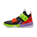 Nike LeBron Soldier 13 GS Thunder Grey Crimson Green Laste tossud Bright-Crimson Electric-Green AR7585-002 38