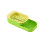 Kassi rohukasti kambri disain Kahekihiline lihtsalt kasutatav teaduslik vaheseintega taimede istutuskast koduseks kasutamiseks helehall v&auml;rv