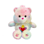 Care Bears True Heart Bear nukk keskmise suurusega, segav&auml;rvidega, 27 cm, populaarsed m&auml;nguasjad Korea lastele