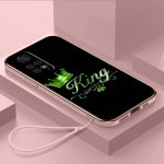 Luksuslik kaetud TPU telefoni&uuml;mbris koos kaelapaelaga Xiaomi Redmi Note 10S 11S 12S 8 9 10 11 12 Pro 9T 9A 10C 12C 13C &uuml;mbristele A31 King Queen Couples kunstikaas Redmi Note 4