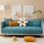 &Scaron;enilltikandid diivanipadi, paksendatud libisemiskindel diivani kate Four Seasons universaalne elutoa diivani kate seljatoe r&auml;tik 70x70cm roheline