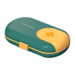 Kaasaskantava meditsiini pitseerimiskarbi pillide l&otilde;ikamiskarp roheline