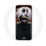 &Uuml;mbris Samsung Galaxy S6 edge Tokyo Ghoul Kaneki Ken Mask Jaapani anime jaoks