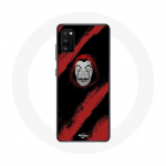 &Uuml;mbris Samsung galaxy S20 pluss la casa de papel maski maalimiseks