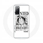 Valge &uuml;mbris Samsung Galaxy S20 FE One Piece Manga uuringuplakatile
