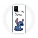 Coque pour Vivo Y21s 2021 / Y21 2021 Lilo et Stitch mignon Fond blanc