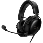HyperX Cloud III &ndash; juhtmega m&auml;ngupeakomplekt, Cloud 3, arvuti, PS5, Xbox Series X|S, DTS, m&auml;luvaht, vastupidav raam, &uuml;liselge 10 mm mikrofon, USB-C, USB-A, 3,5 mm must