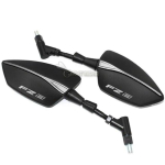 Universal 8MM 10MM Motorcycle mirror CNC side Rearview For Yamaha FZ8 FZ-8 valge