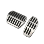 for Nissan X-trail T32 Qashqai Rogue Sport J11 for Renault Kadjar Koleos QM6 Car Fuel Brake Footrest Pedal MT AT AT 2PC gray