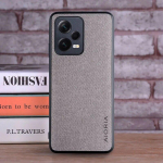 &Uuml;mbris Xiaomi Redmi Note 12 Pro Plus Turbo 4G 5G coque Luksuslik tekstiil Nahk pehme kate funda for redmi note 12 pro &uuml;mbris capa Redmi Note 12 Turbo must