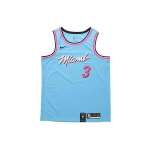 Nike Miami Heat Dwyane Wade 3 City Edition F&auml;nnis&auml;rk 2019-2020 Hooaeg Meeste S&auml;rk Sinine AV4650-425 S