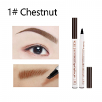 1 tk hall/pruun kulmupliiats kulmulaineri parandaja 4 kahvliotsaga vedelpliiatsi visand veekindel vedel kulmupliiats 01# Chestnut