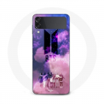 Coque Samsung Galaxy Z Flip4 bts groupe musique de kpop logo