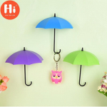 3 tk/partii Vihmavarju kujuga armas isekleepuv seinauks konks riidepuukott V&otilde;tmed vannituba k&ouml;&ouml;k kleepuv Ho