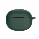 Oppo Realme Buds T100 / T300 k&otilde;rvaklappide kaitse&uuml;mbris, silikoonist &uuml;mbris, silikoon Puhasv&auml;rviline kate Oppo Realme Budsi jaoks For Realme T100 tumeroheline v&auml;rv