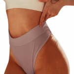 Naiste Seksikad Stringid Alusp&uuml;ksid K&otilde;rge v&ouml;&ouml;kohaga Tanga Alusp&uuml;ksid Pehmed G-String Pesu Naiste Alusp&uuml;ksid Puuvillased alusp&uuml;ksid L helelilla v&auml;rv