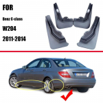 Mud flaps For Benz C class W204 Waong sport Mudguards Fender Mud flap Splash Guard Fenders accessories auto styline Front Rear Benz c waong