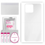 apgo Ultra Clear Protective Skin Sticker for the back compatible with Honor X8, Wrap Film, Hydrogel Film, Flexible, Soft TPU with positioning layer ea