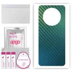 apgo Protective Skin Sticker for the back compatible with Huawei Nova Y91, Wrap Film, Foil, Vinyl - Pattern Carbon Chameleon CAKA1