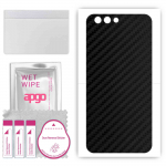 apgo Protective Skin Sticker for the back compatible with Asus Zenfone 4 ZE554KL, Wrap Film, Foil, Vinyl - Pattern Carbon Black