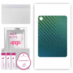 apgo Protective Skin Sticker for the back compatible with TCL Tab 10S 5G, Wrap Film, Foil, Vinyl - Pattern Carbon Chameleon CAKA1