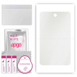 apgo Protective Skin Sticker for the back compatible with Alcatel 3T 8, Wrap Film, Foil, Vinyl - Pattern Matte Transparent