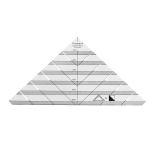 Akr&uuml;&uuml;list isetegemise joonlaud Kujuline &otilde;&otilde;nestava malli kolmnurga positsioneerimisjoonlaud l&otilde;ikamiskangast joonlaud