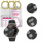 3x apgo MATTE Hybrid protective glass compatible with Watchmark Fashion G-Wear, flexible nano glass, great replacement for tempered glass, scratch-res