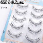 U-kujulised kunstripsmed Naturaalsed, pehmed ripsmepikendused Comic Eye Clear Band Eye Ripsmed 9-9.5mm