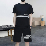 Ice Silk vabaaja spordikomplekt meeste l&uuml;hikeste varrukatega T-s&auml;rk meeste riided XXXXXL