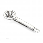 Roostevabast terasest munal&otilde;ikur kuue teraga n&otilde;udepesumasina k&auml;epidemega munal&otilde;ikur k&otilde;vaks keedetud munade tugevaks t&ouml;&ouml;ks m&otilde;eldud puuviljal&otilde;ikuri jaoks